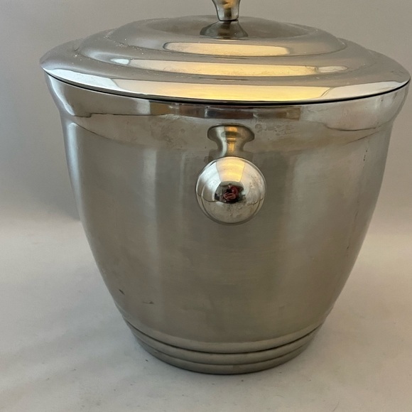 Lenox Brushed Silver Ice Bucket with Lid - Picture 13 of 14
